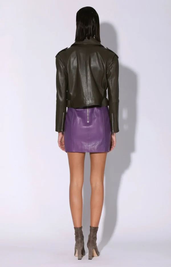 Walter Baker Jordy Jacket, Moss-Leather>Women Jackets