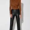 Walter Baker Karina Pant, Black-Stretch Leather>Women Bottoms