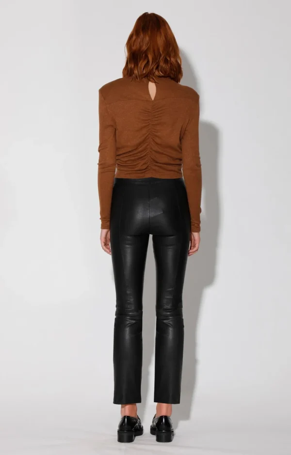 Walter Baker Karina Pant, Black-Stretch Leather>Women Bottoms