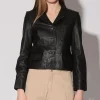 Walter Baker Karter Jacket, Black-Leather>Women Jackets