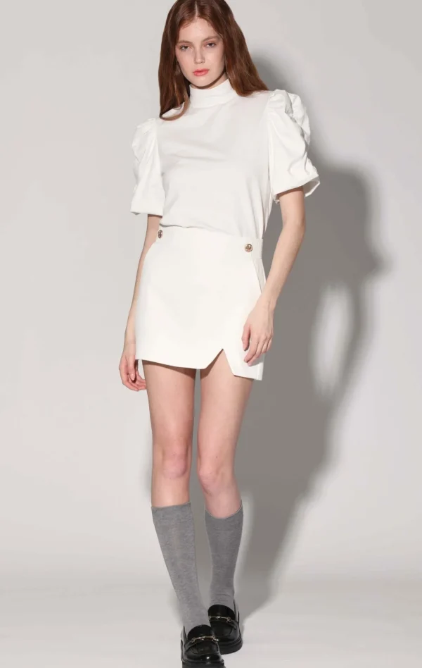 Walter Baker Katarina Skirt, White>Women Bottoms