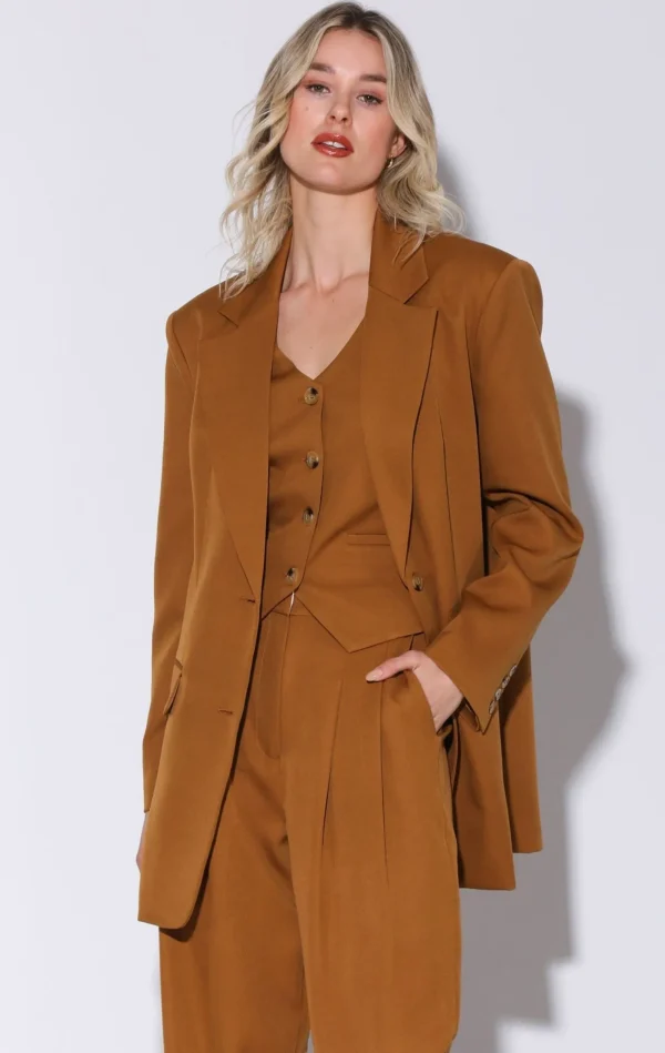 Walter Baker Kira Blazer, Camel>Women Jackets