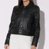 Walter Baker Laine Jacket, Black-Leather>Women Jackets