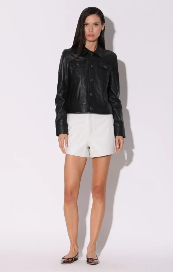 Walter Baker Laine Jacket, Black-Leather>Women Leather