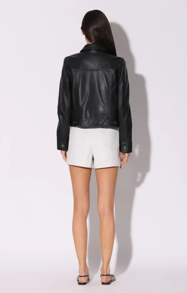 Walter Baker Laine Jacket, Black-Leather>Women Leather
