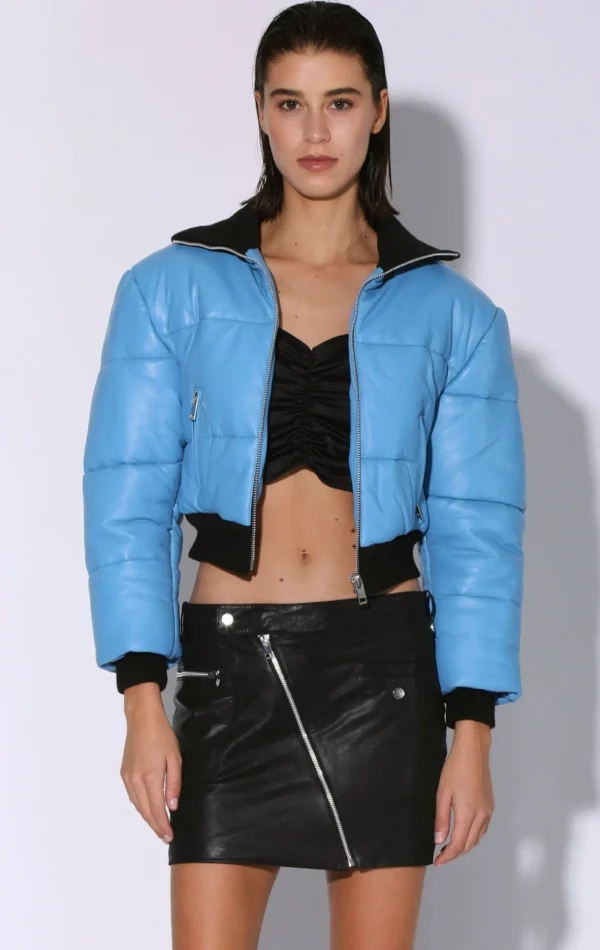 Walter Baker Laylah Jacket, Bluejay-Leather>Women Jackets