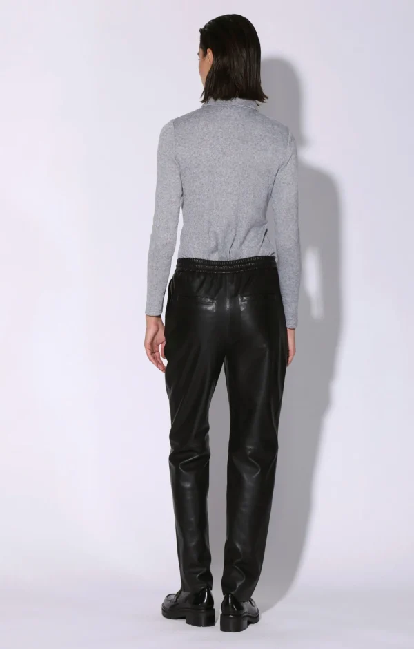 Walter Baker Levie Pant, Black-Leather>Women Bottoms