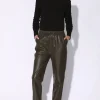 Walter Baker Levie Pant, Moss-Leather>Women Bottoms