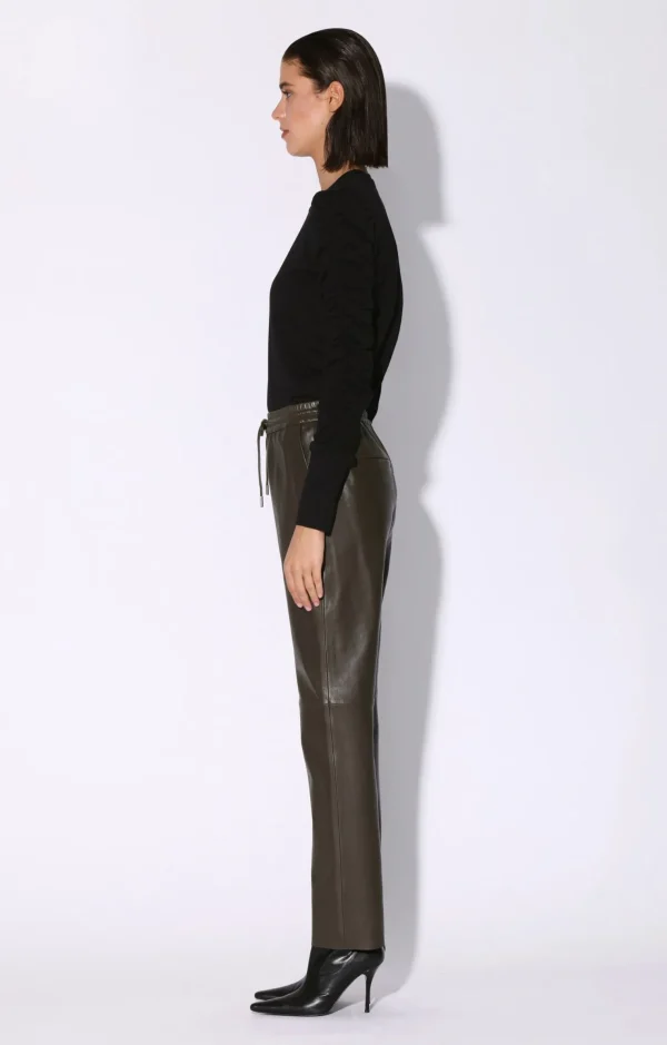 Walter Baker Levie Pant, Moss-Leather>Women Leather