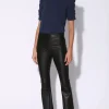 Walter Baker Lexie Pant, Black-Stretch Leather>Women Bottoms