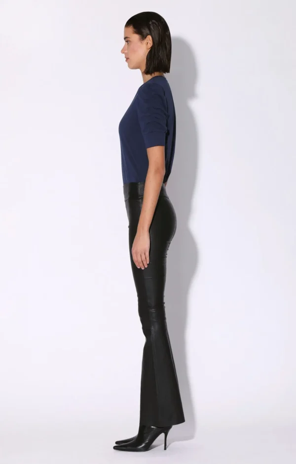 Walter Baker Lexie Pant, Black-Stretch Leather>Women Leather