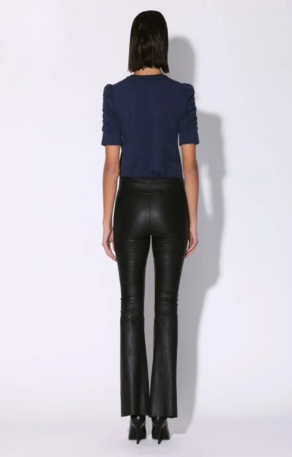 Walter Baker Lexie Pant, Black-Stretch Leather>Women Leather