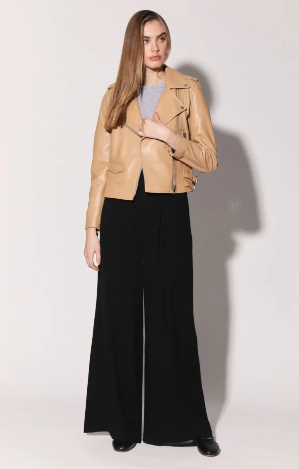 Walter Baker Liz Jacket, Latte-Leather>Women Leather