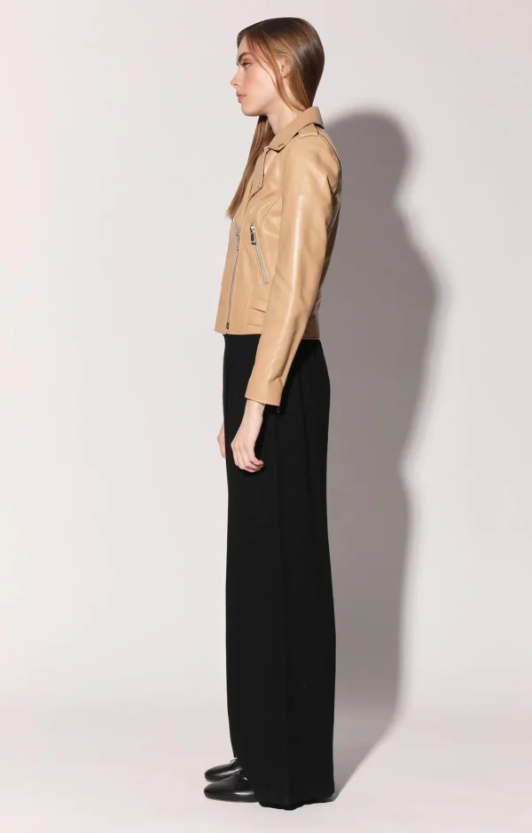 Walter Baker Liz Jacket, Latte-Leather>Women Jackets