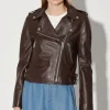 Walter Baker Liz Jacket, Mocha-Leather>Women Jackets