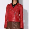 Walter Baker Liz Jacket, Red-Leather>Women Jackets