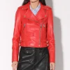 Walter Baker Liz Jacket, Scarlet-Leather>Women Jackets