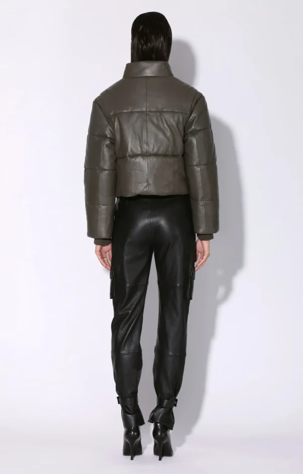 Walter Baker Lorenza Jacket, Moss-Leather>Women Leather