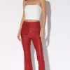 Walter Baker Lori Pant, Red-Leather>Women Bottoms