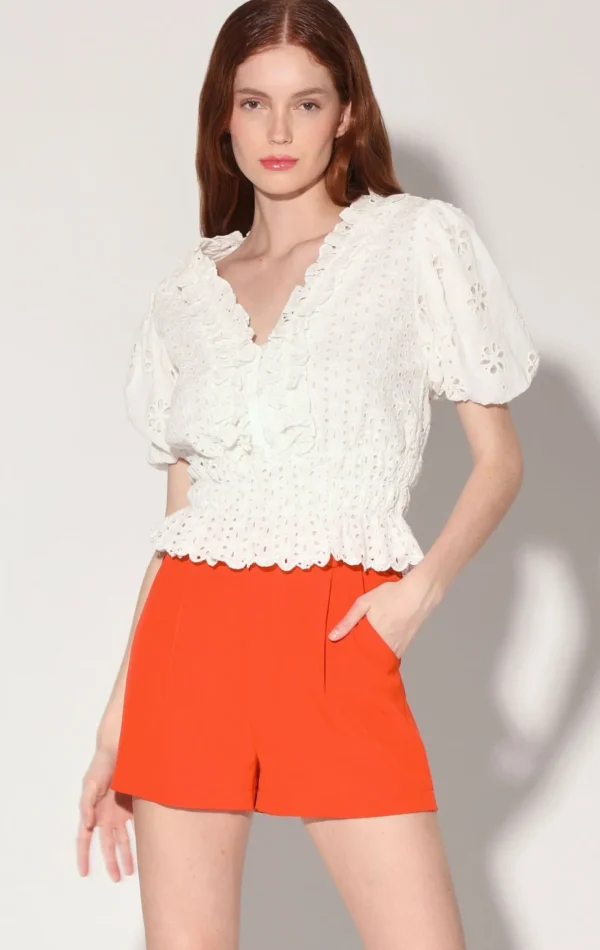 Walter Baker Lovina Top, Daisy Eyelet>Women Tops