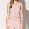 Walter Baker Luanna Vest, Cagney Stripe Blush>Women Tops