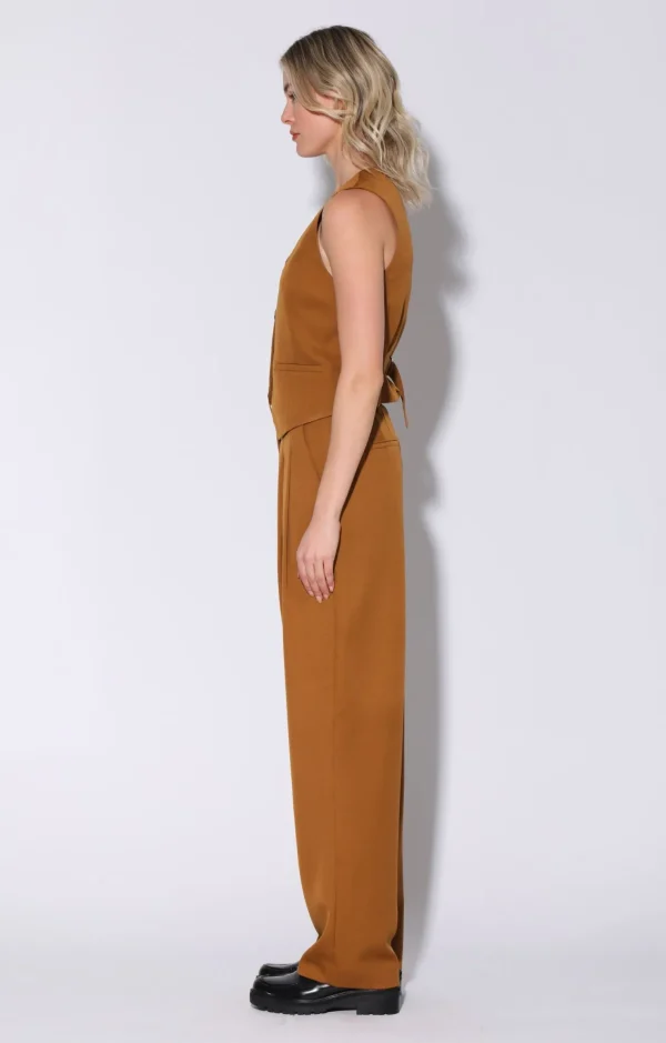 Walter Baker Luanna Vest, Camel>Women Tops