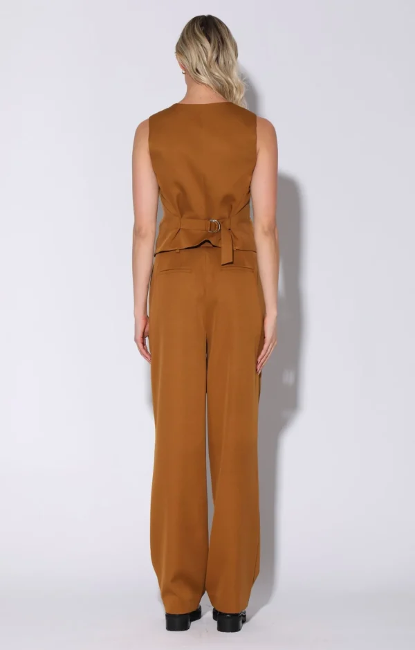 Walter Baker Luanna Vest, Camel>Women Tops