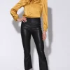 Walter Baker Luisa Pant, Black-Stretch Leather>Women Bottoms