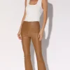 Walter Baker Luisa Pant, Camel-Stretch Leather>Women Bottoms