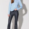 Walter Baker Luisa Pant, Navy-Stretch Leather>Women Leather