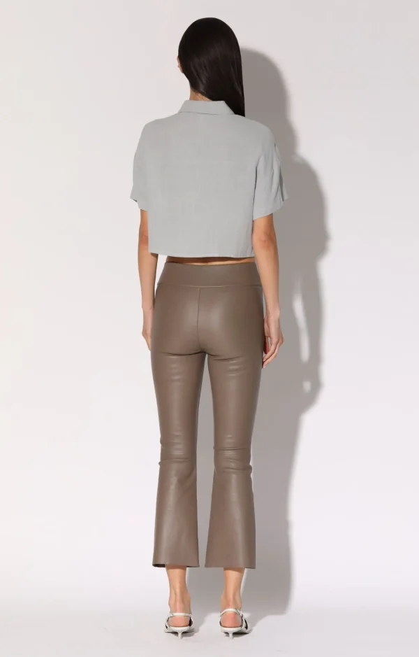 Walter Baker Luisa Pant, Sand-Stretch Leather>Women Bottoms