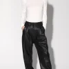 Walter Baker Luka Pant, Black-Leather>Women Bottoms