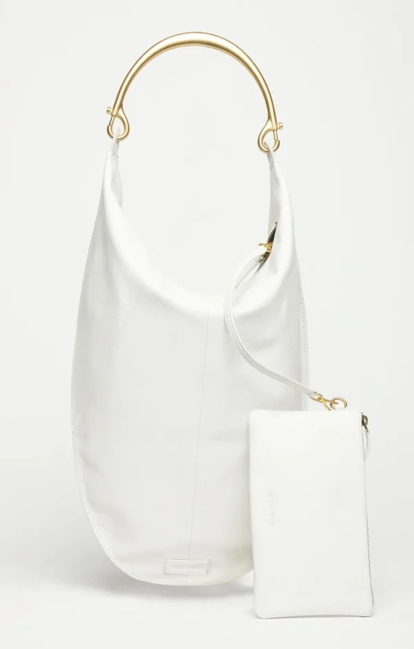 Walter Baker Luna Hobo, Bright White>Women Handbags