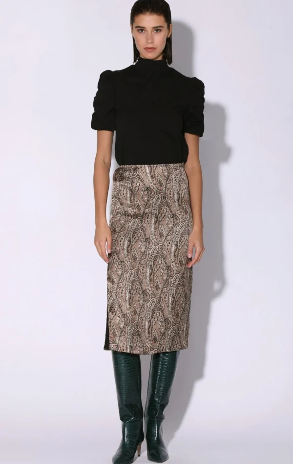 Walter Baker Maisy Skirt, Desert Paisley>Women Bottoms