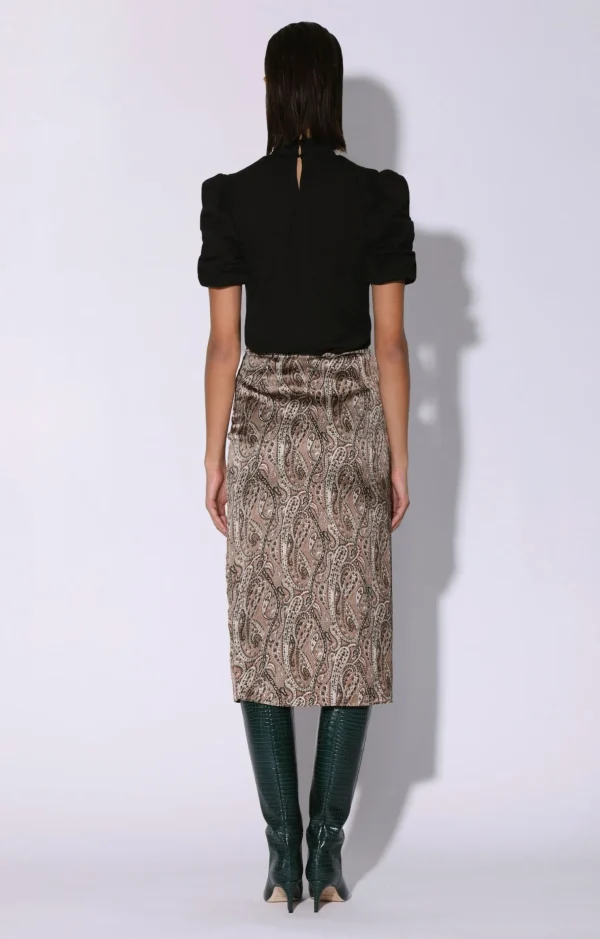 Walter Baker Maisy Skirt, Desert Paisley>Women Bottoms