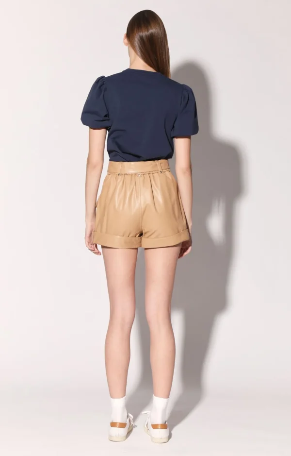 Walter Baker Marcos Short, Latte-Leather>Women Bottoms