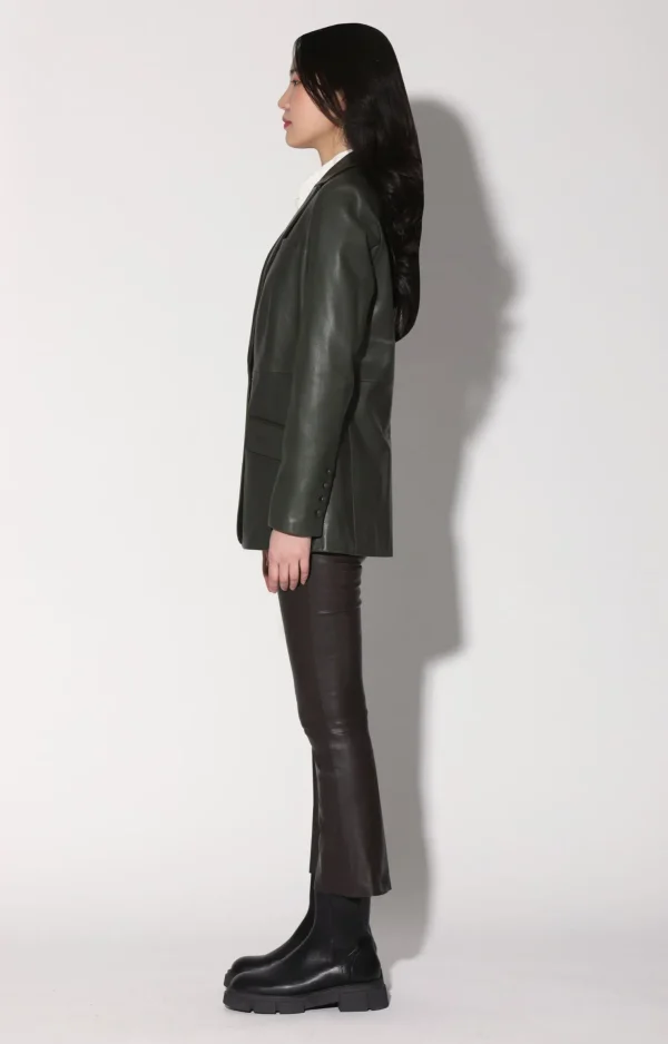 Walter Baker Mia Blazer, Basil-Leather>Women Jackets