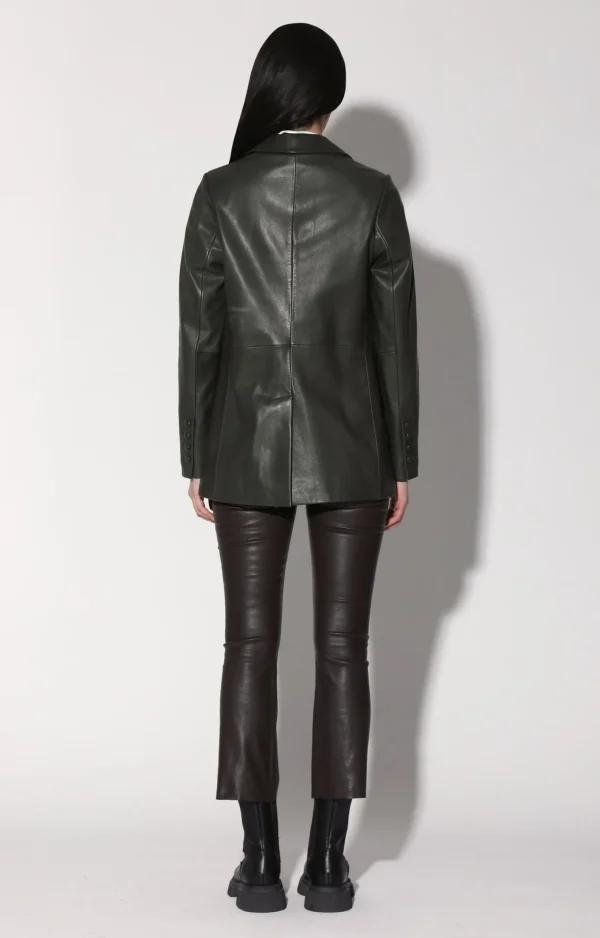 Walter Baker Mia Blazer, Basil-Leather>Women Jackets