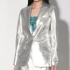 Walter Baker Mia Blazer, Platinum-Leather>Women Jackets