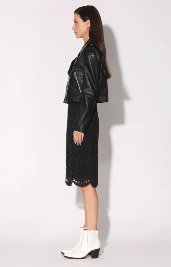 Walter Baker Milan Jacket, Black-Leather>Women Jackets