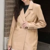 Walter Baker Misha Blazer, Latte-Leather>Women Jackets