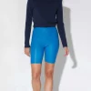 Walter Baker Monique Short, Bright Blue-Stretch Leather>Women Bottoms