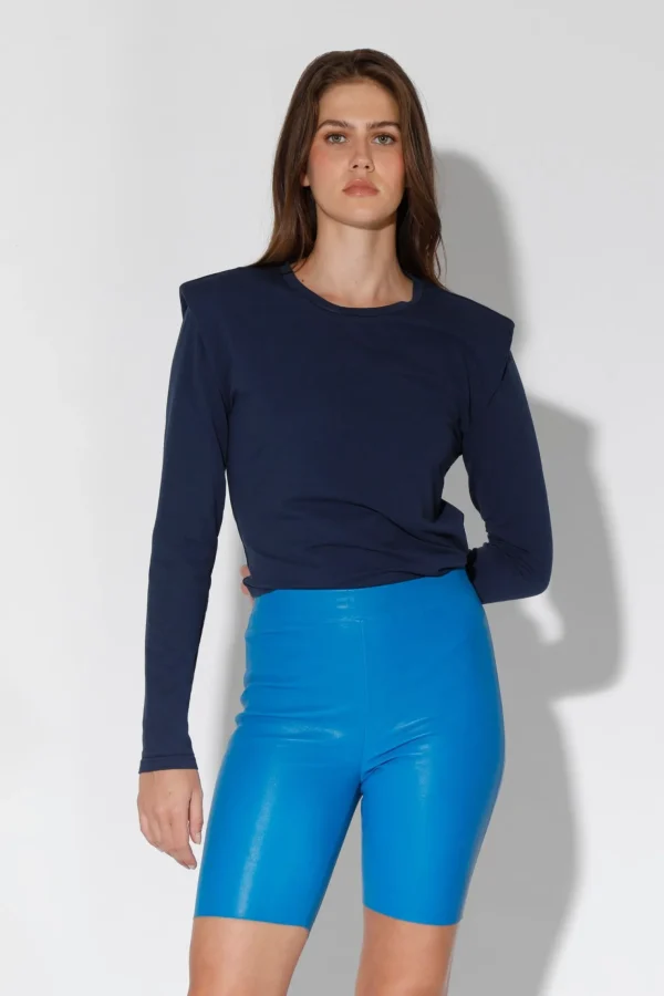 Walter Baker Monique Short, Bright Blue-Stretch Leather>Women Leather