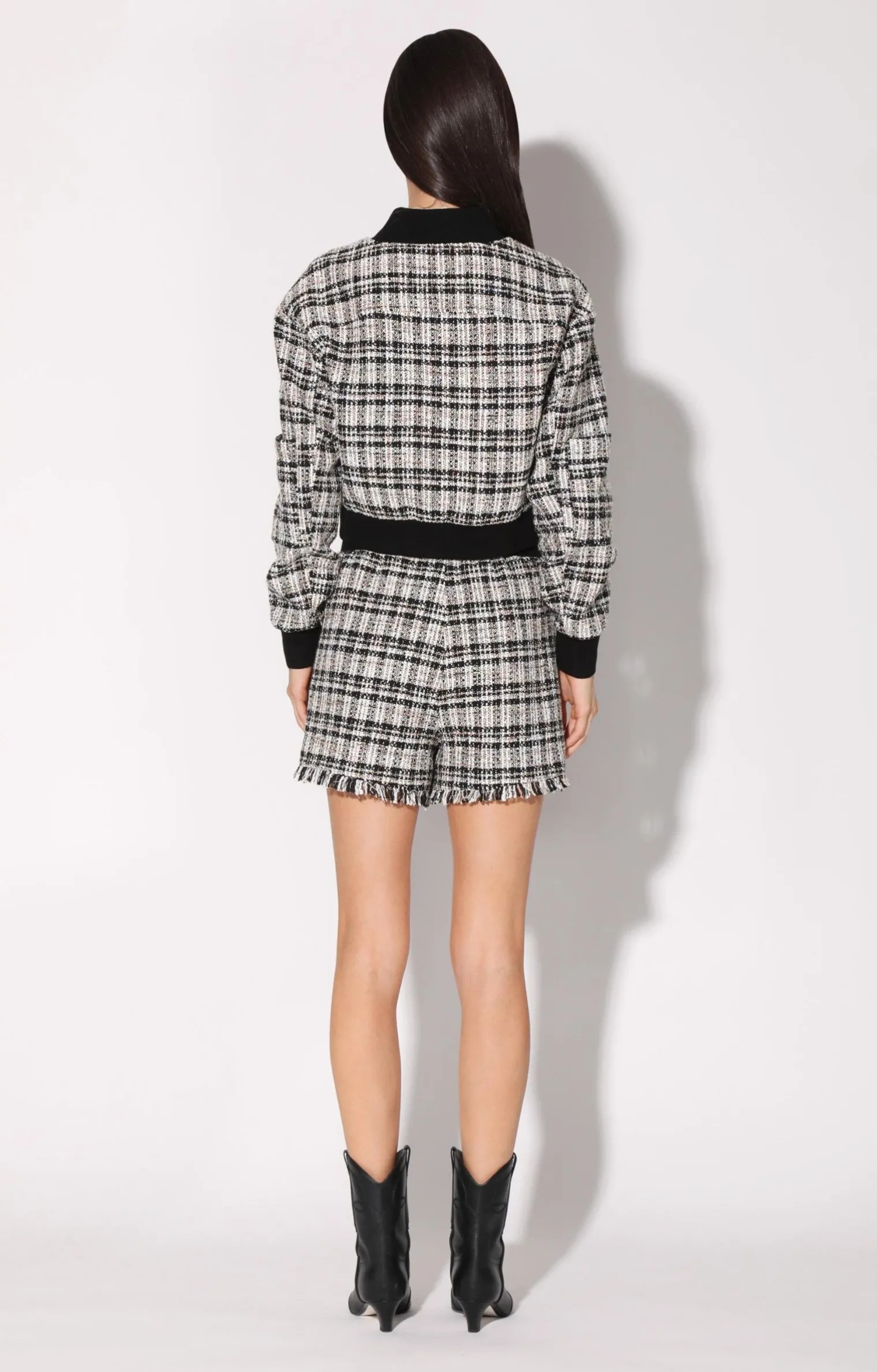 raina_jacket_montauk_twee_3.webp Walter Baker Raina Jacket, Montauk Tweed>Women Jackets