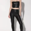 Walter Baker Raquelle Pant, Black-Stretch Leather>Women Bottoms