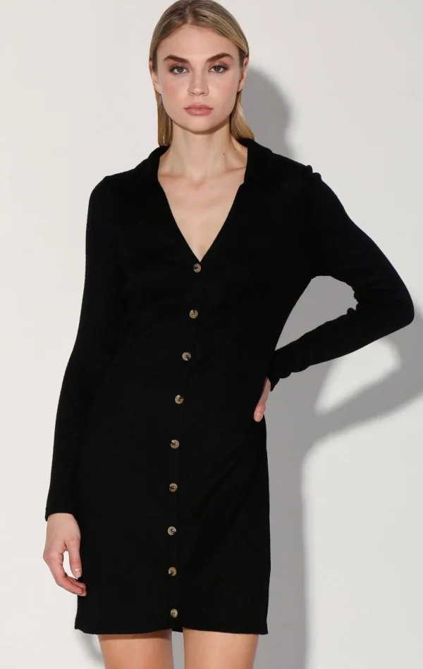 Walter Baker Rhonda Dress, Black>Women Dresses