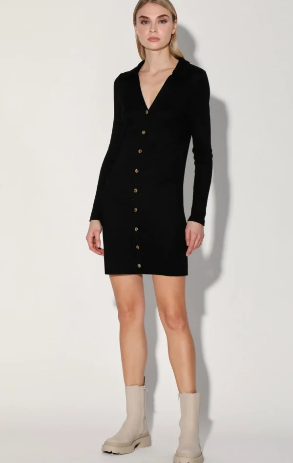 Walter Baker Rhonda Dress, Black>Women Dresses