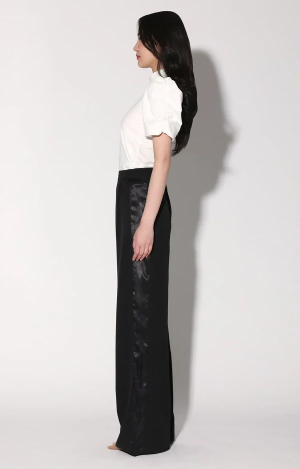 Walter Baker Romeo Pant, Black Tux Suiting>Women Bottoms