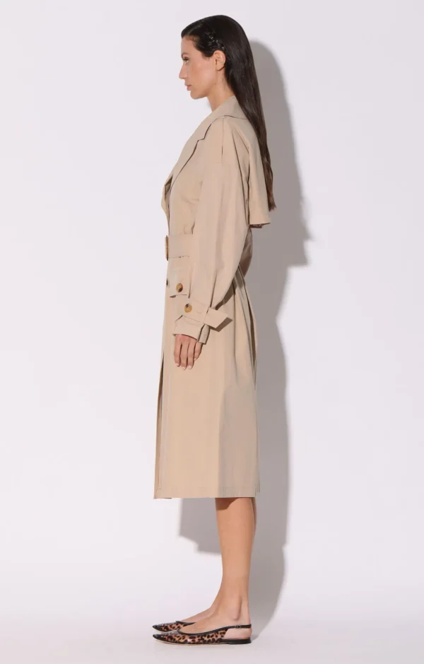 Walter Baker Ryder Trench, Beige>Women Jackets