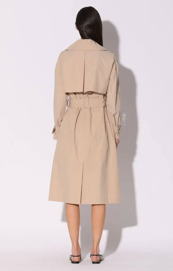 Walter Baker Ryder Trench, Beige>Women Jackets